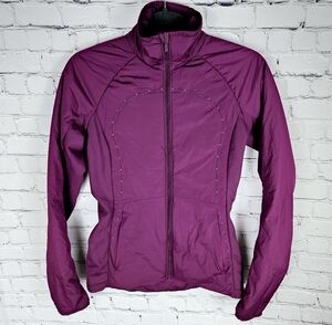 LULULEMON | Run For Cold reflective PrimaLoft full zip insulated jacket